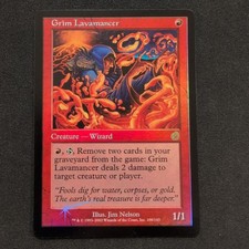 Mtg Grim Lavamancer Tor Foil English Version