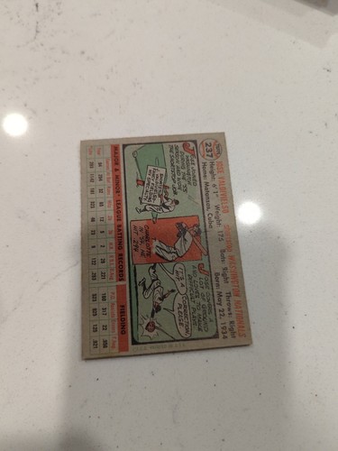 1956 Topps - Jose Valdivielso #237 (RC) - Bild 4 von 4