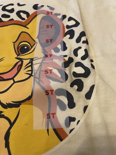 Lion King Tshirt, Size 5t, 100 Percent Cotton, New