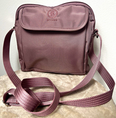 Bogner Damen Umhängetasche Crossbody Nylon Rosa, Reißverschluss, Taschen