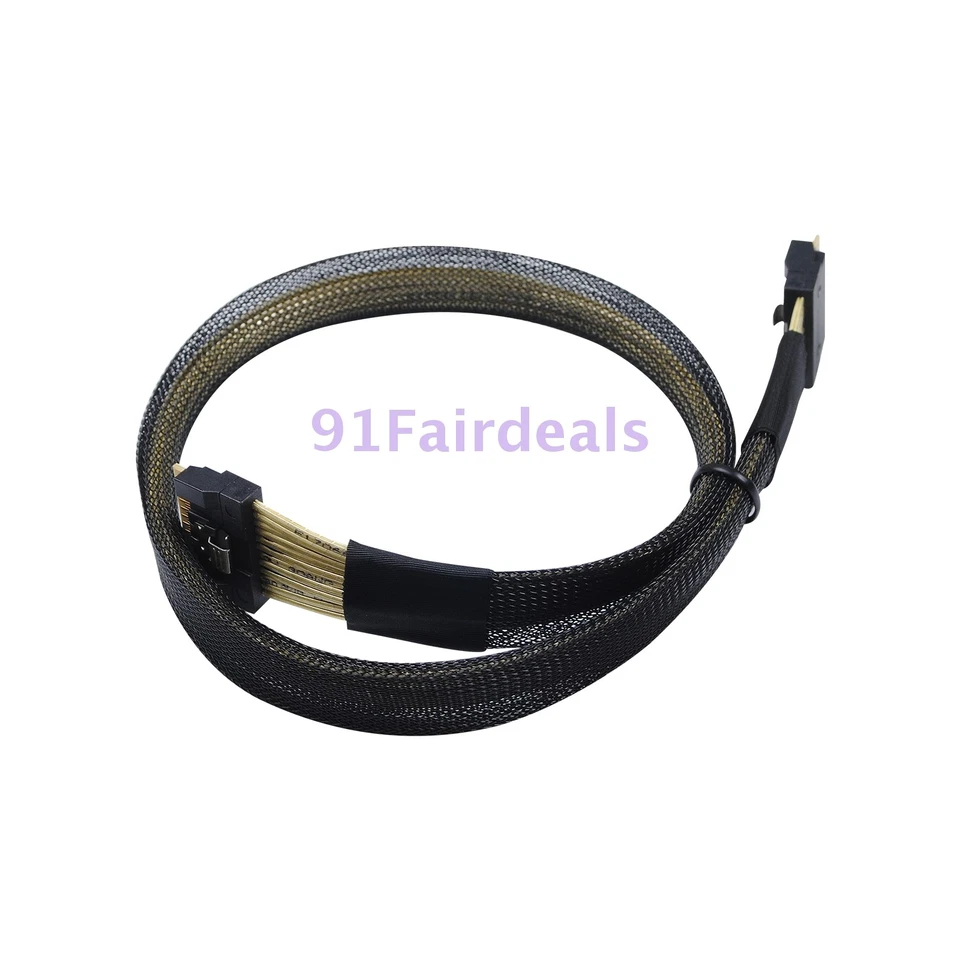 PCI-E SlimSAS SFF-8654 8i to 8I NVMe Extender Data Cable Connector 0.5M/0.8M - Image 4 of 4