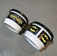 Par De Tazas de Snack Batman Tupperware Oficial DC Comics De Colección Fiambrera
