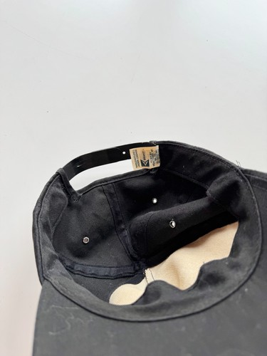 Gorra de béisbol de lona de algodón negra descolorida Wayne Gretsky hecha en Canadá de colección - Imagen 8 de 10