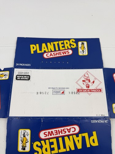 Vintage 1980's Planters Cashews 24 Pack Cardboard Store Display Box Advertising - Picture 5 of 7