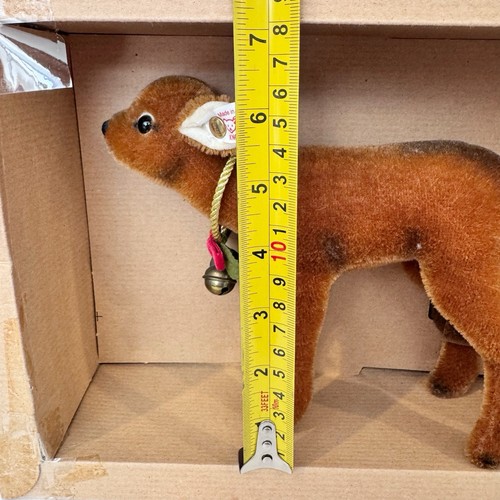 Raro Vintage Steiff 18cm Navidad Reno Mohair Edición Limitada #203/3000 “2001” - Imagen 8 de 17