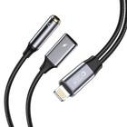 Adapter Tech-Protect UltraBoost Lightning - mini jack 3.5mm / Lightning Schwarz