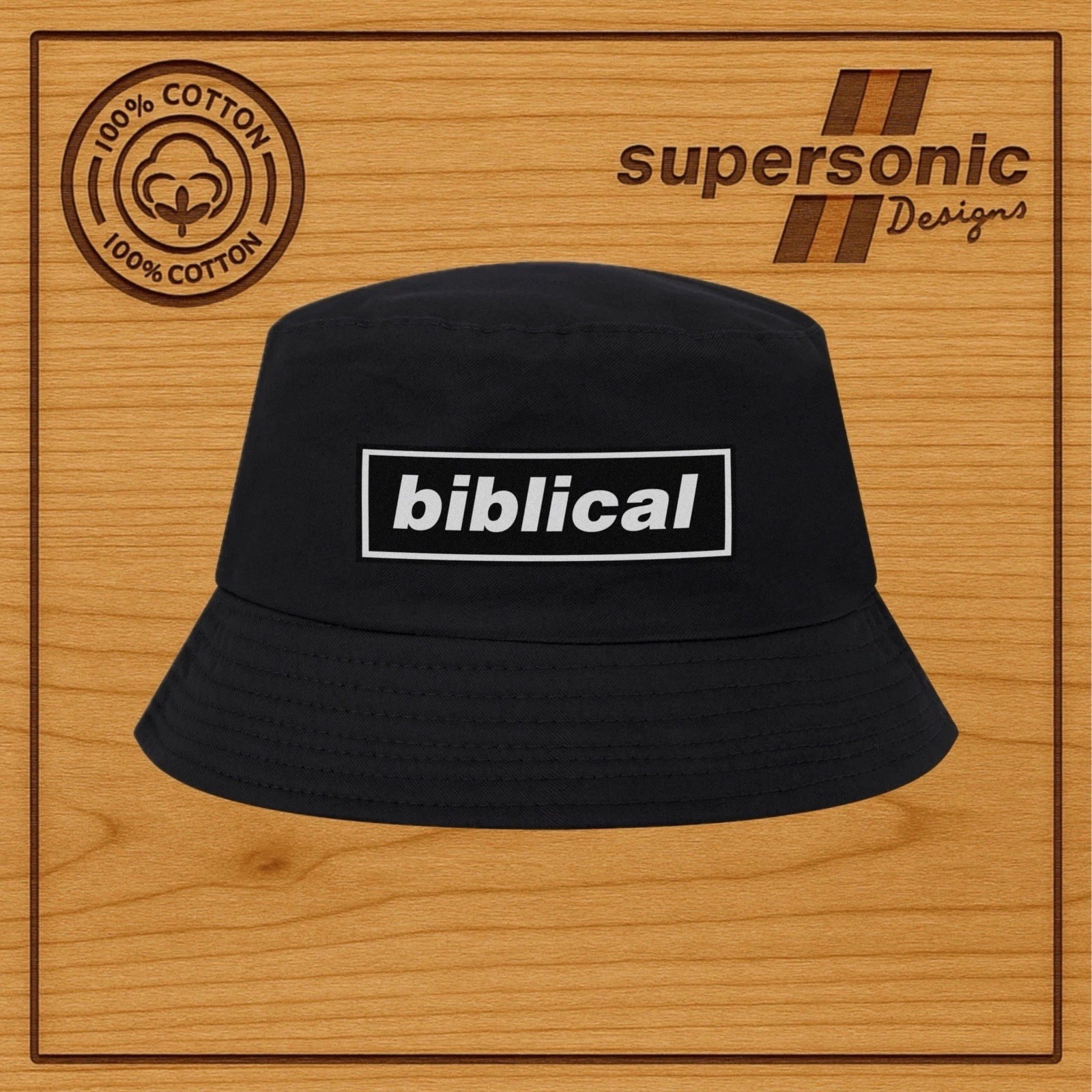 Oasis Biblical bucket hat - Premium quality cotton - One size fits all