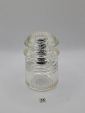 Pyrex Vintage - Isolatore Elettrico Vetro Trasparente - Decorazione Retrò Da Collezione