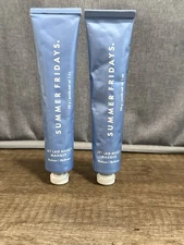 2x Summer Fridays Jet Lag Face Mask TRAVEL Size 1oz/28g Each NWOB