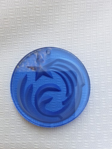 Lalique 2000 Blue Sapphire Comet Ornament  - Bild 4 von 5