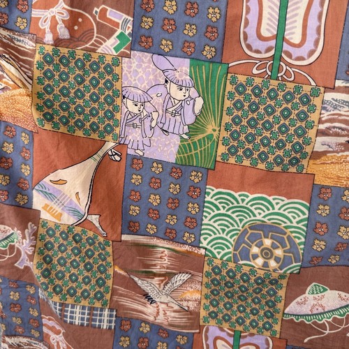 Camisa Hawaiana Reyn Spooner XXL Japonesa Patchwork Aloha Grúa Estampado Tortuga - Imagen 8 de 9