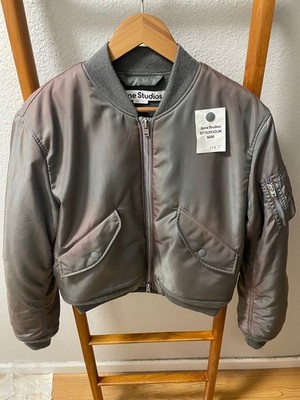 Acne Studios SS26 Washed MA-1 Bomber Jacket sz 44 XS Small
