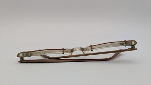Vintage 50er/60er Jahre Katzenbrille Kupfergestell Strass - Bild 11 von 24