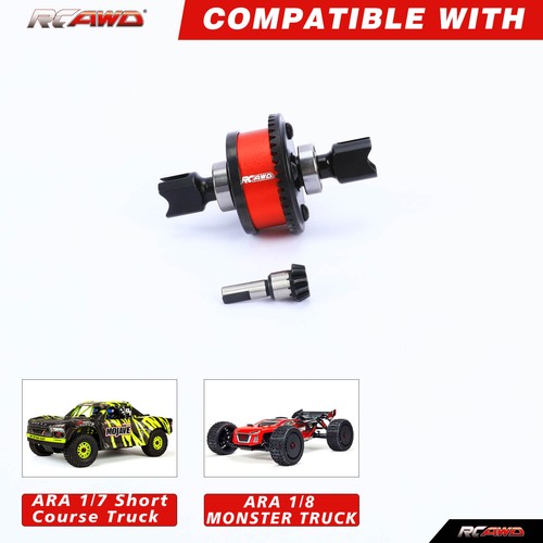 RCAWD 40CrMo Base 43T Diff Set with 10T Input Gear For Arrma 1/8 1/7 6S Series - Picture 3 of 9