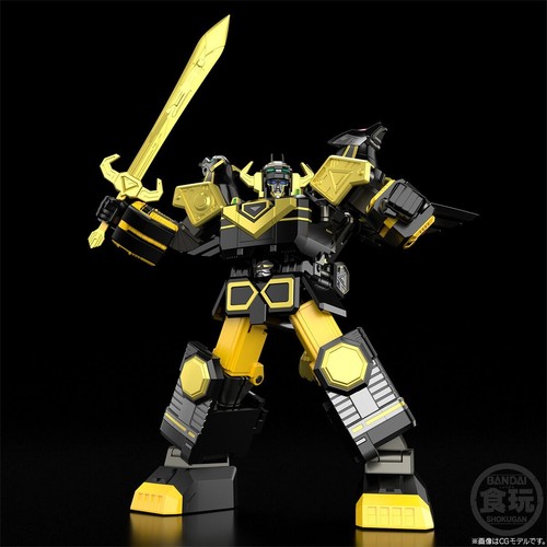 Power Rangers Lost Galaxy GINGAMAN SMP Gingaioh Negro Ver. Bandai Japón Nuevo - Imagen 7 de 12