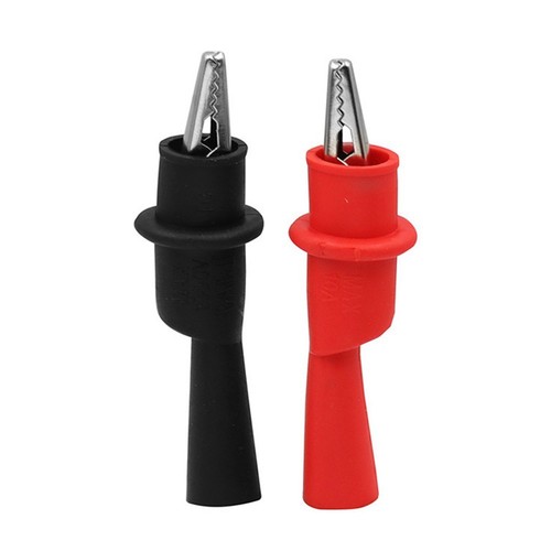 1Pair Wire Tips Test Clamp Red Black For Multi-Meter AC 1000V Replacement Part - Picture 23 of 24