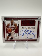 2024-25 National Treasures Alonzo Mourning ALL-NBA 1998-99 First Team Auto /35