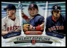 2018 Bowman Chrome Talent Pipeline #TP-BOS Lin / Chavis / Jay Groome