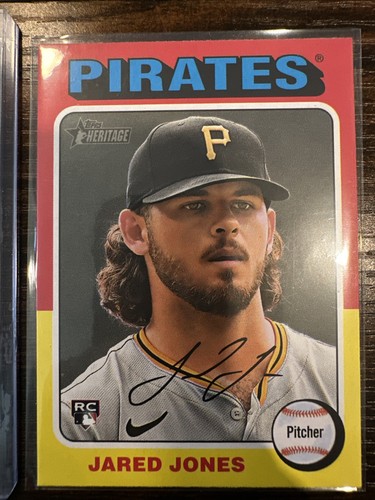 2024 Topps Heritage High Number Pittsburgh Pirates Set 5 Karten Paul Skenes RC - Bild 6 von 6