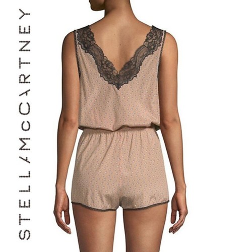 Stella McCartney Poppy Silk Romper-Dog-Print-One Size Fits Most-See Size Chart - Picture 8 of 16