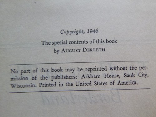 THE HOUSE ON THE BORDERLAND William Hope Hodgson 1st edition hardcover Arkham - Foto 5 di 13