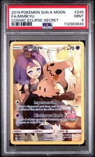 2019 Pokemon Mimikyu Secret FA Sun & Moon Cosmic Eclipse 245/236 PSA 9