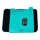 Logitech Bluetooth Mouse and Laptop Sleeve Bundle M240 Mouse with 16" Sleeve