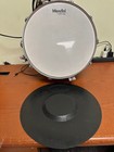 Mendini Student Snare Drum Set - Silver, MSN-1455P-SR