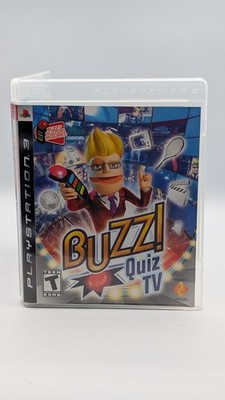 Buzz Quiz TV (Sony PlayStation 3, 2008) With Manual 