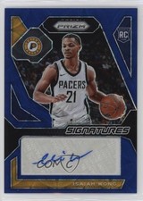 2023 Panini Prizm Rookie Signatures Choice Blue /49 Isaiah Wong #RSI-WOG Auto RC