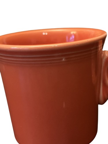 Homer Laughlin Fiesta Tom & Jerry O Ring Mug Persimmon - Picture 4 of 6