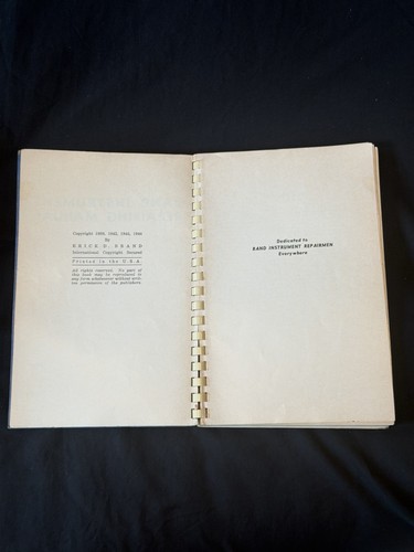 Band Instrument Repairing Manual by Erick D. Brand (Spiral, 1946) VG - Bild 3 von 8
