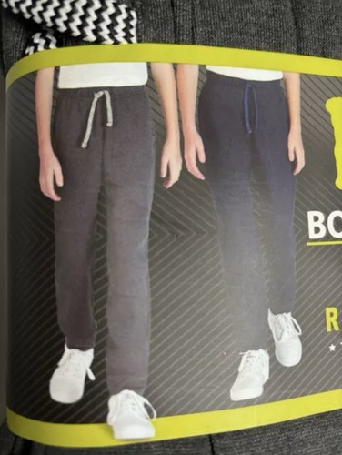 LEE YOUTH 2 PACK ZIPPER PKTS RUGGED TOUGH KNEE JOGGERS (Black/Blue L 14/16) NWT - Picture 5 of 5