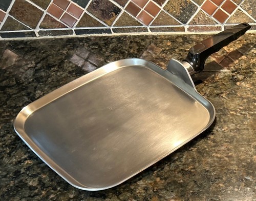 Lifetime Regal Ware Cookware 11" Griddle Stainless Square Flat Grill Pan Skillet - 第 2/14 張圖片