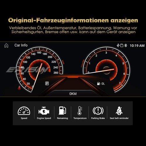 IPS Android 14 Autoradio GPS Navi CarPlay 4G BMW E60 E61 E63 E64 E90 E91 E92 E93 - Bild 7 von 21