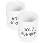  2pcs Bathroom Toothbrush Cups Toothbrush Storage Cups Household Tooth Brushing