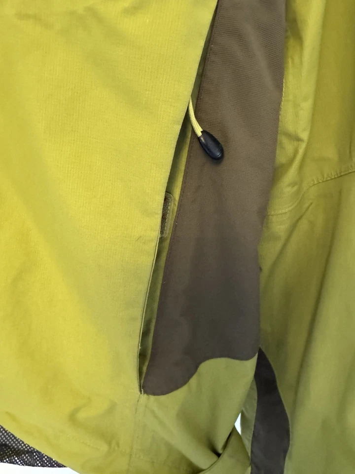 Marmot Membrain Jacket Men S Green Full Zip Waterproof Lined Hood Snowboard Ski - Image 4 of 4