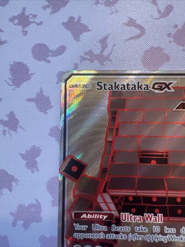 Pokemon TCG Stakataka GX 159/168 SM Celestial Storm Full Art Holo NM - Picture 4 of 12