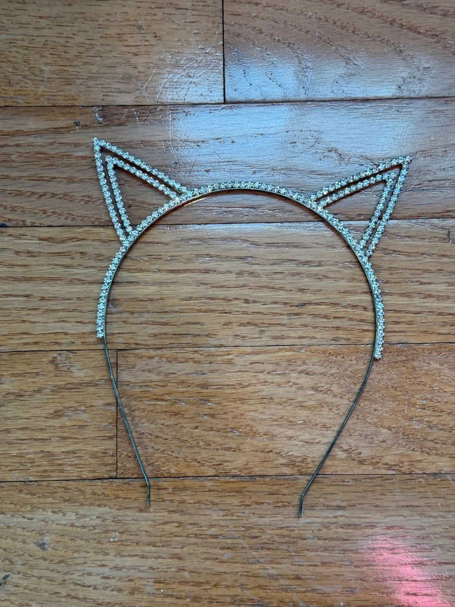 FUIPVGI 4 Diademas De Orejas De Gato Con Lentejuelas – Accesorio Suave De Tela Para Disfraces, Cosplay Y Fiestas, Talla Única Para Adultos Y Niños