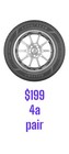 Goodyear Reliant As 255/50R20 Tire. set of 2 $199