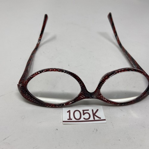 ALAIN MIKLI EYEWEAR A03049 4110 53-17-140 RED BLACK CRYSTAL FLEX HINGE 105K - Picture 7 of 7