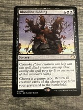 Bloodline Bidding 91 NM MTG Lorwyn Eclipsed Magic