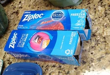 Ziploc Pint Food Storage Freezer Bags 20 Count Grip n Seal BPA Free Clear Bags