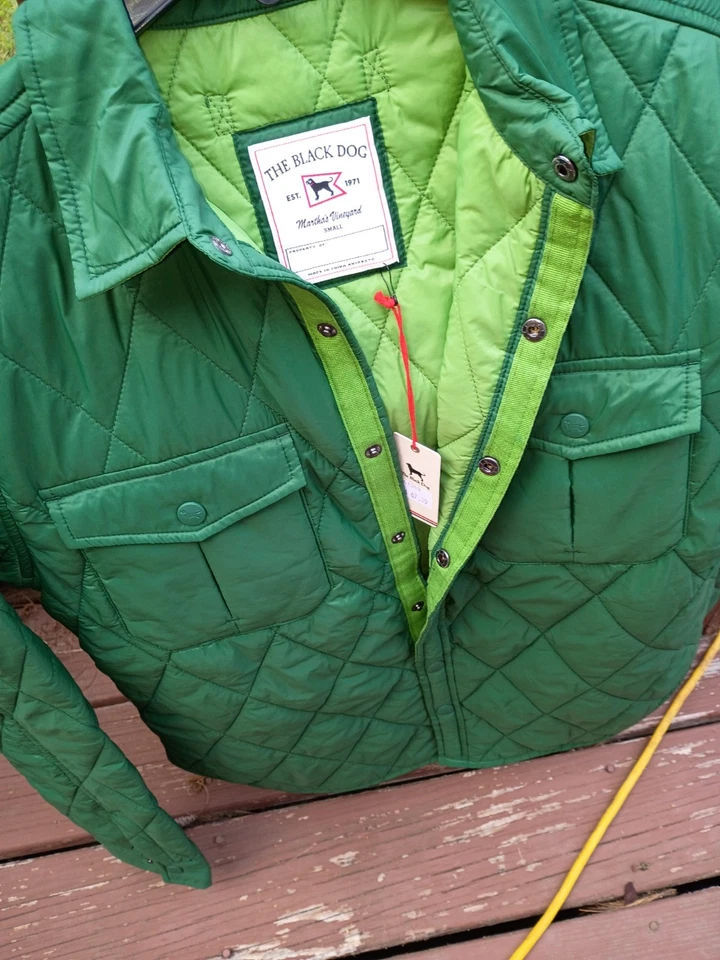 Chaqueta de Trail Acolchada Aislada para Mujer The Black Dog Increíble Pieza Talla Grande Verde Foto 4 de 4