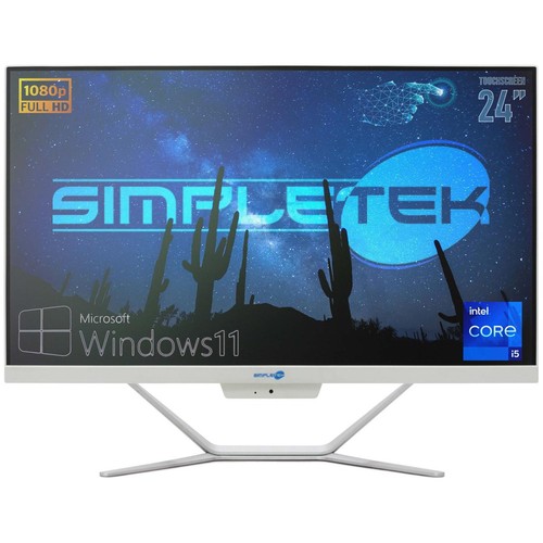 Aio All IN One Touch Screen I5 8gb 480gb 24 " HD Win 11 PC Computer Touchscreen - Picture 3 of 11