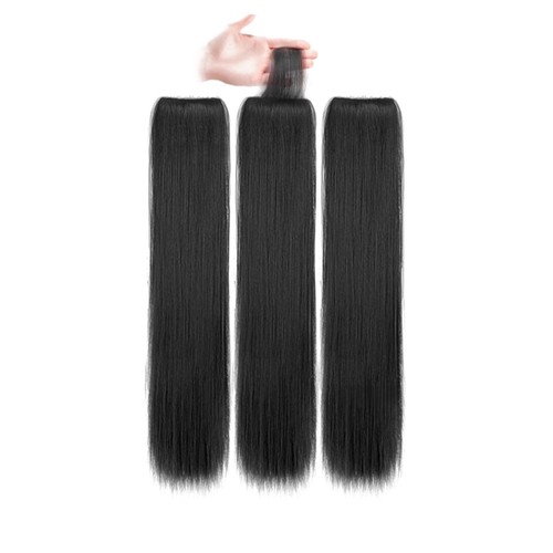 Synthetic Hair Pads Clip In Hair Extension Tops Side Hairpiece For Women - Picture 14 of 18