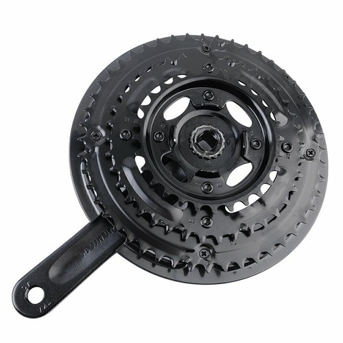 MTB Bike Triple Crankset 170mm 24T-34T-42T 28T-38T-48T Chainring Crank Arm Set - Picture 5 of 12