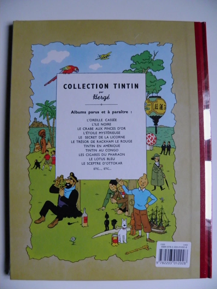 TINTIN.FAC SIMILE COULEUR.TINTIN EN AMERIQUE.HERGE. - Photo 2/2