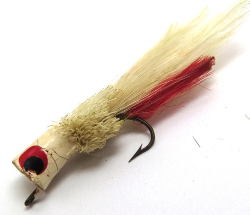 Various Cork Popper Feathertail Vintage Fishing Lures - Mixed Lot of 8 - Picture 9 of 15