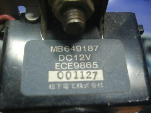 Rele / Relais / Relay / Mitsubishi Pajero III V60 3.2 MB649187 DC 12V ECE9865 - Imagen 2 de 2